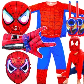 spiderman-zestaw-stroj-dla-chlopca-kostium-akcesoria