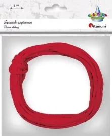 sznurek-papierowy-3-5mmx5m-czerwony-titanum