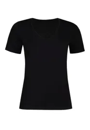 koszulka-t-shirt-bawelniana-dekolt-v-czarny