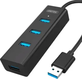 unitek-hub-4-portowy-usb-3-0-aktywny-czarny-blyszczacy-5000-mbps