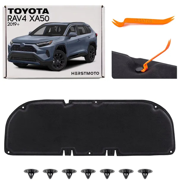 TOYOTA RAV4 V XA50 2019+ WYGŁUSZENIE MASKI KOMPLET + SPINKI 5334142100