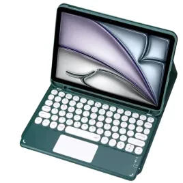 etui-z-klawiatura-bluetooth-touchpad-do-ipad-air-11-gen6-zielone