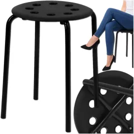 taboret-kuchenny-stolek-metalowy-czarny-45cm-metalowy-wytrzymaly