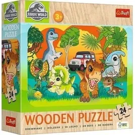 puzzle-drewniane-24-poznaj-dinozaury-trefl-trefl