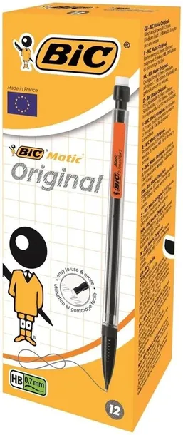 olowek-matic-orginal-12szt-bic-bic-gumka-z-gumka