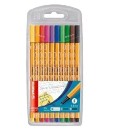 cienkopis-point-10-kolorow-etui-stabilo-stabilo
