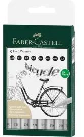 cienkopis-ecco-pigment-8szt-w-etui-faber-castell-faber-castell