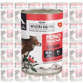 wiejska-zagroda-mono-wolowina-karma-dla-psa-zestaw-24x400g