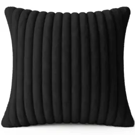 poszewka-dekoracyjna-tloczona-pasy-na-poduszke-45x45-cm-pluszowa-czarna-545