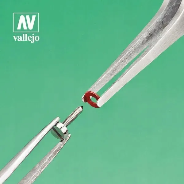 vallejo-t12007-tools-flat-rounded-tweezers-120-mm-marka-vallejo