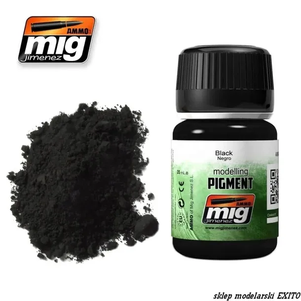 ammo-modelling-pigment-black-35-ml-stan-nowy