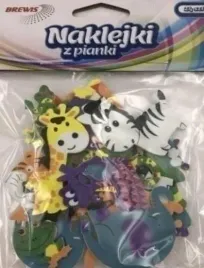 naklejki-z-pianki-dzungla-24szt-brewis