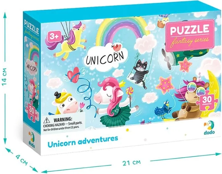 puzzle-30-unicorn-adventures-dodo-stan-nowy-kod-producenta-4820198243562