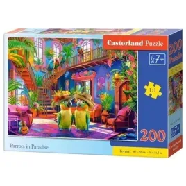 puzzle-200-parrots-in-paradise-castor-castorland