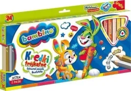 kredki-trojkatne-drewniane-24-kolory-bambino-st-m
