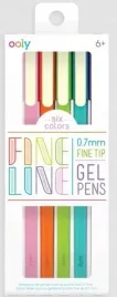 dlugopisy-zelowe-fine-line-6szt-ooly