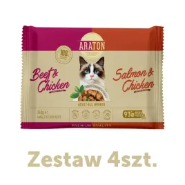 araton-mokra-karma-dla-kota-wolowina-kurczak-losos-kurczak-zestaw-485g