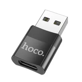hoco-adapter-otg-ze-zlacza-typ-c-do-usb-meski-ua17-czarny