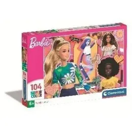 puzzle-104-super-kolor-barbie-clementoni