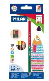 kredki-trokatne-bicolor-24-kolory-milan-milan