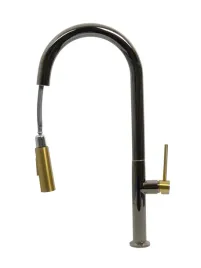 bateria-kuchenna-zlew-z-wyciagana-obrotowa-wylewka-czarny-chrom-zlota