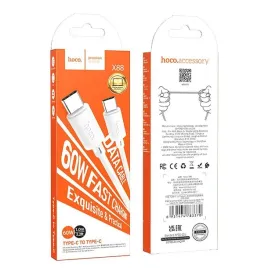 hoco-kabel-typ-c-do-typ-c-power-delivery-60w-gratifed-x88-bialy