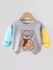 bluza-dziecieca-mis-w-paskowanej-czapce-haft-3d-rozmiar-100