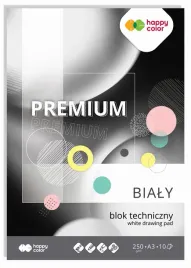 paczka-blok-techniczny-bialy-a3-premium-bialy-250g-happy-color-10-sztuk