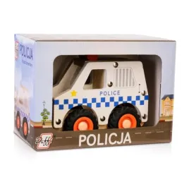 auto-drewniane-z-oponami-policja