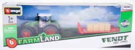 bburago-model-tractor-with-trailer-fendt-1050-with-bale-10cm