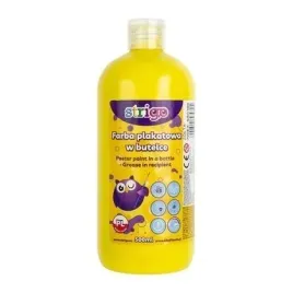 farba-plakatowa-w-butelce-500ml-zolta-strigo-strigo