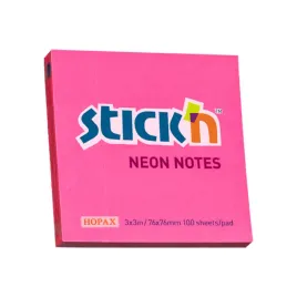 notes-samoprzylepny-76x76-mm-ciemnorozowy-neon-100-kartek