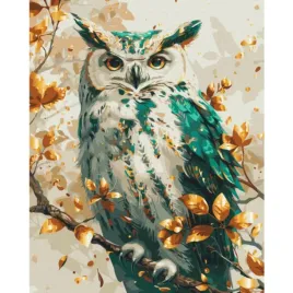 malowanie-po-numerach-brushme-40x50-cm-gold-szmaragdowa-sowa