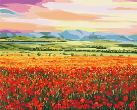 malowanie-po-numerach-brushme-40x50-cm-zachod-slonca-nad-polem-kwiatow
