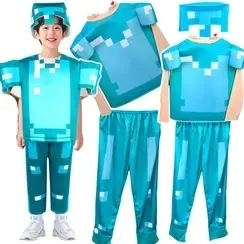 stroj-minecraft-przebranie-dla-chlopca-steve-diamentowy-maska-kostium-bal