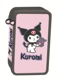 piornik-szkolny-potrojny-z-wyposazeniem-kuromi-pink