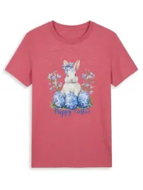 bluzka-damska-t-shirt-z-uroczym-zajacem-brudny-roz-rozmiar-m