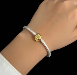 bransoletka-modulowa-18-cm-stal-jubilerska-srebrna-zloty-zapiecie