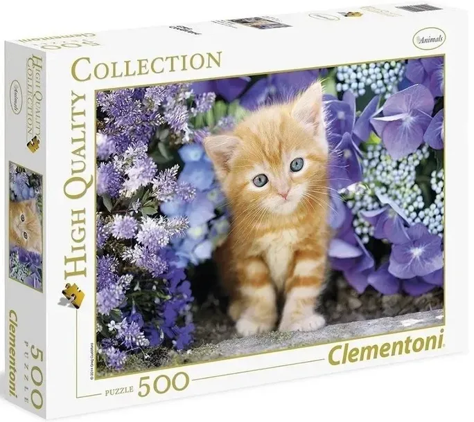 puzzle-500-hq-ginger-cat-clementoni-liczba-elementow-500