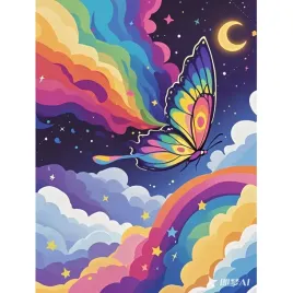 malowanie-po-numerach-40x50cm-teczowy-motyl