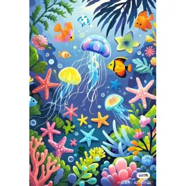 malowanie-po-numerach-rafa-koralowa-40x50cm
