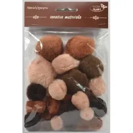 pompony-tonacyjne-brazowe-15-40mm-30szt-galeria-hobby