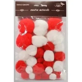 pompony-tonacyjne-bialo-czerwone-15-40mm-30szt-galeria-hobby