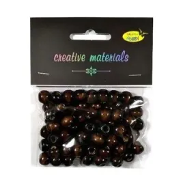 koraliki-drewniane-ciemny-braz-10mm-25g-galeria-hobby