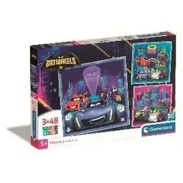 puzzle-3x48-super-kolor-batwheels-clementoni