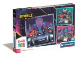 puzzle-3x48-super-kolor-batwheels-clementoni-stan-nowy