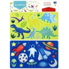 plastikowy-szablon-rysunkowy-dino-kosmos-2szt-starpak