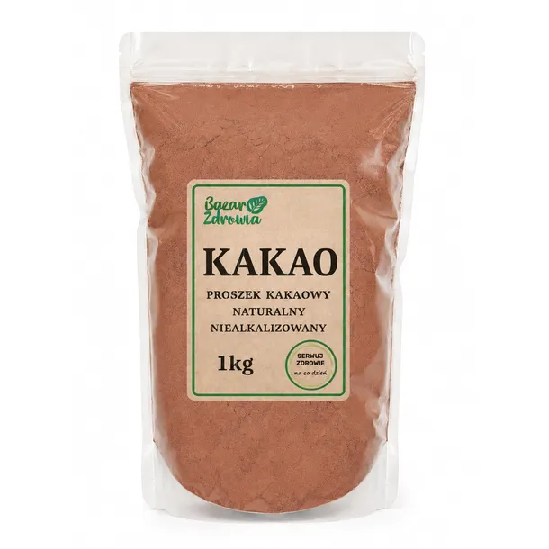 Kakao Niealkalizowane 1kg naturalne w proszku proszek kakaowy