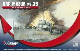 okret-artyleryjski-orp-mazur-wz-39-mirage-hobby