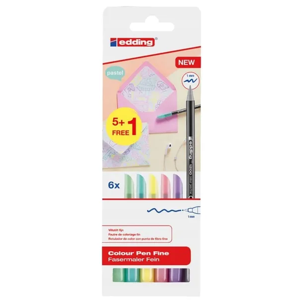 pisaki-1mm-6-kolorow-edding-stan-nowy